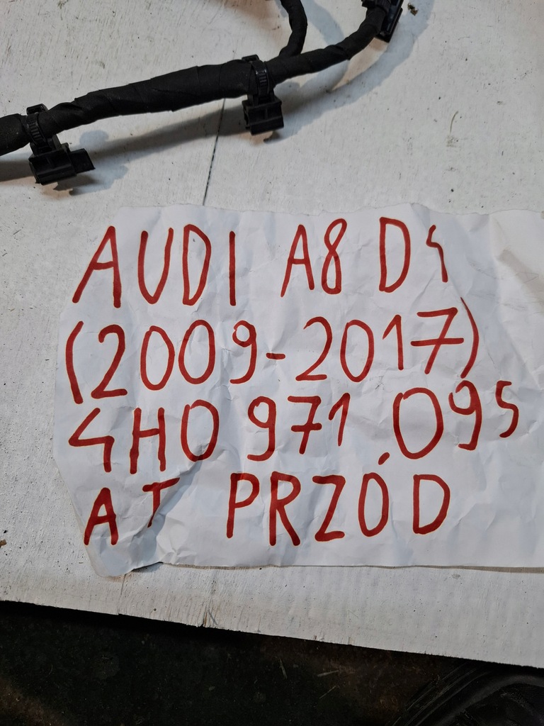 фото №8, Жгут бампера перед audi a8 d4 2013r 4h0971095 4xpdc