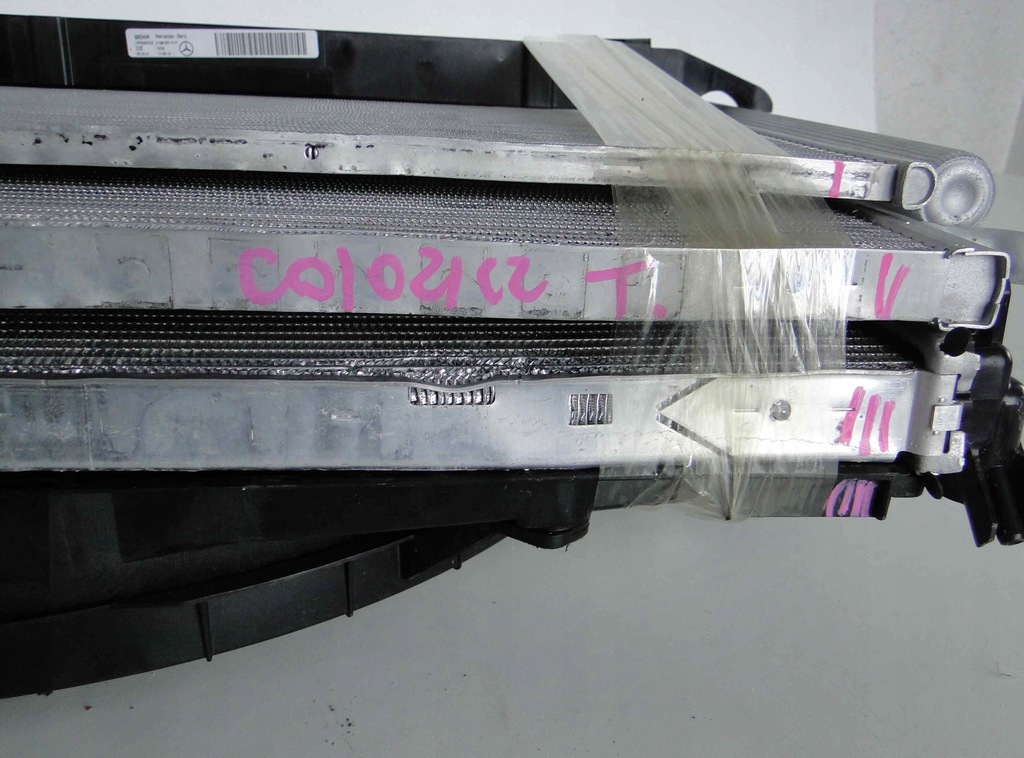 фото №14, Mercedes cls 257 гибрид комплект радиатор вентилируемый