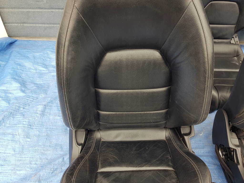 фото №8, Mercedes w207 c207 coupe сидіння заднє сидіння обшивки комплект шкіра