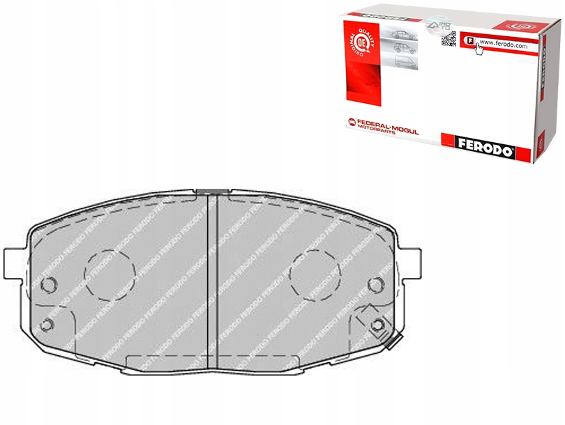 фото №1, Тормозные колодки тормозные kia перед cee'd i-30 ferodo