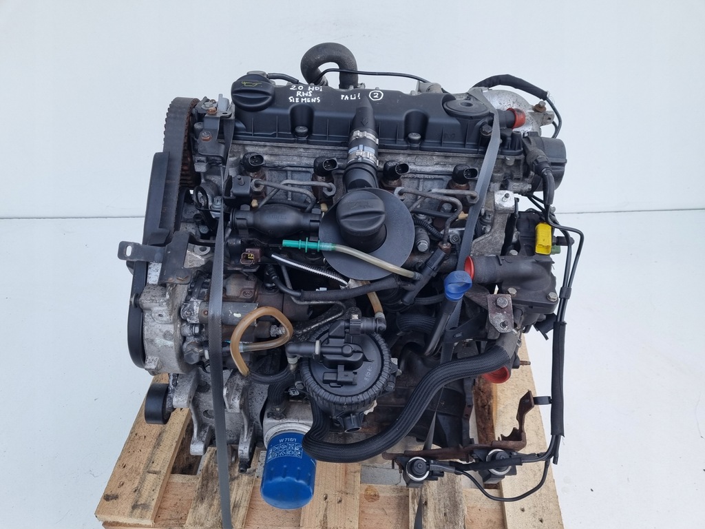 фото №1, Двигатель citroen c5 2.0 hdi 8v 107km 162tyś pali rhs