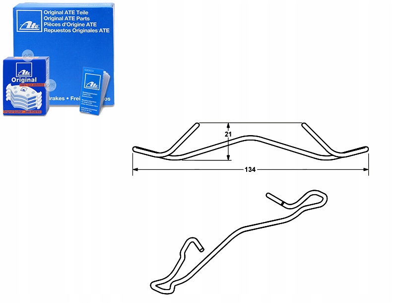 фото №1, Набір монтажний гальмівних колодок dacia logan ii logan mcv