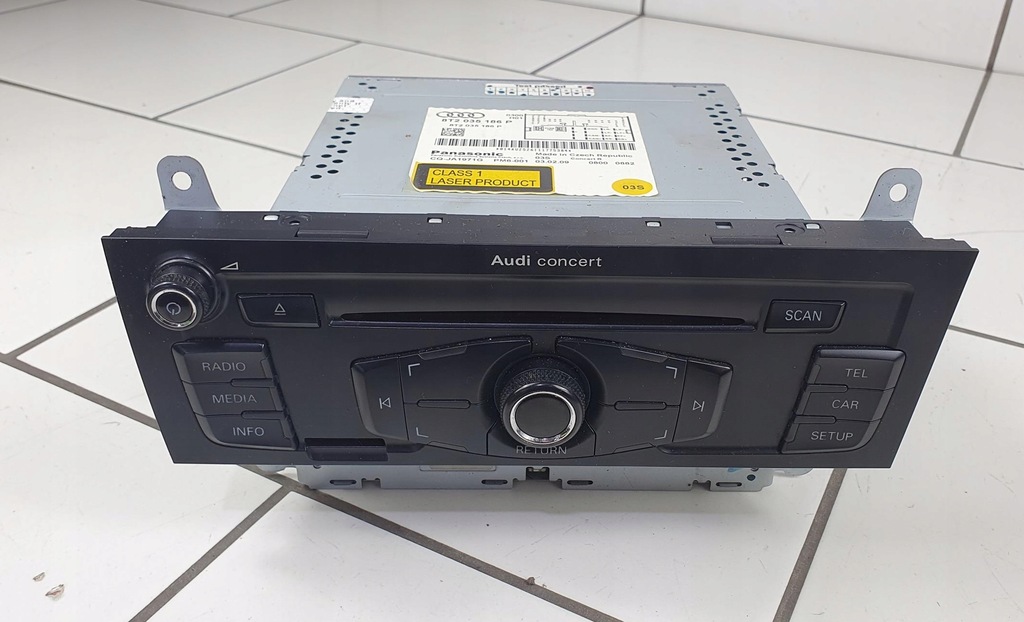 фото №1, Audi a4 b8 радіо concert anglik 8t2035186p