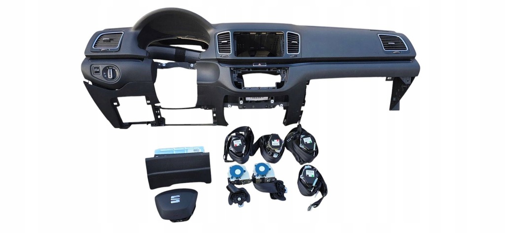 фото №1, Seat alhambra ii 7 осіб панель приладів панель приладів консоль czarna ładna 7n0857075a 2017 r