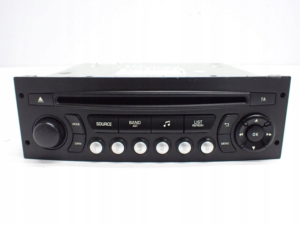 фото №1, Радіо cd заводський 98137862xt partner iii citroen berlingo iii lift 18r