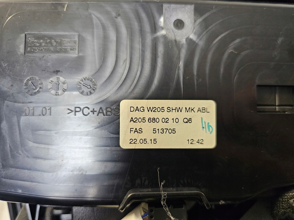 фото №14, Dekor тунель панель середній керування перемикач консолі mercedes w205