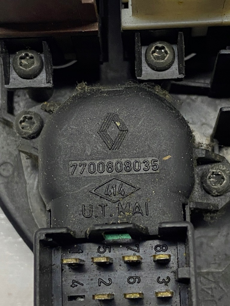 фото №4, Панель перемикач вікон renault 7700808035