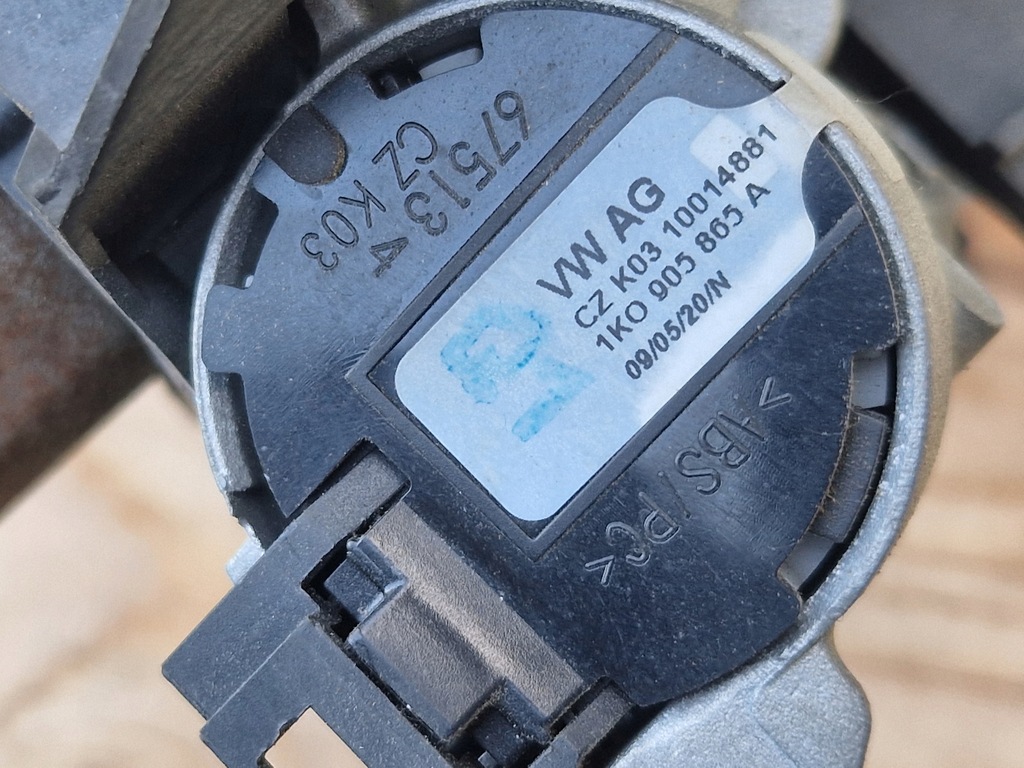 фото №8, Колонка кермова замок запалювання ключ skoda superb ii eur