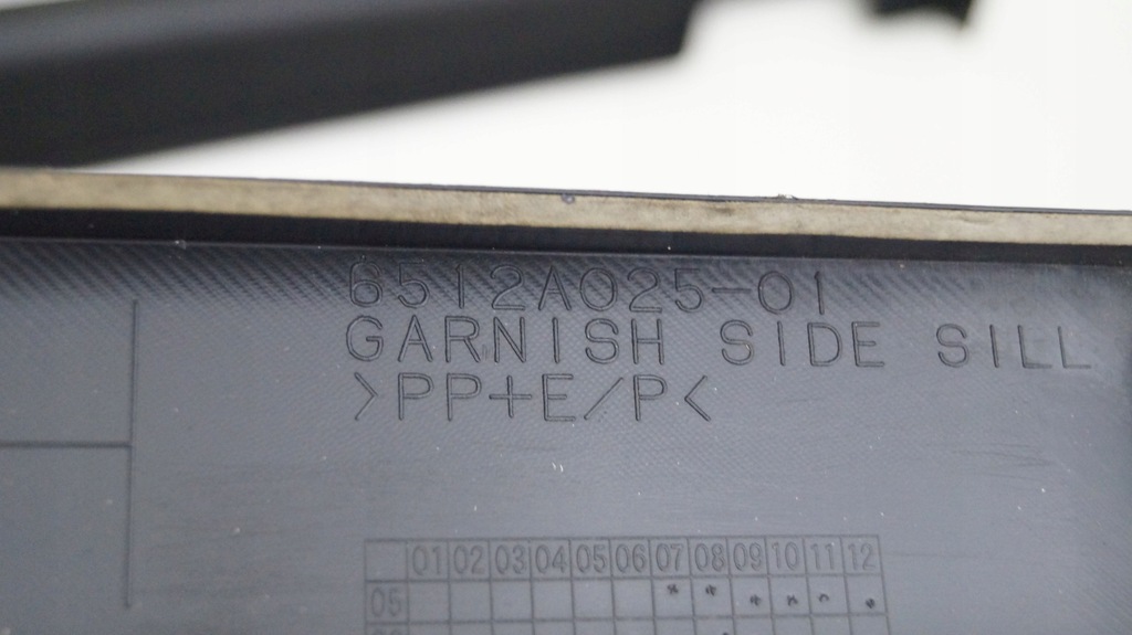 фото №12, Mitsubishi outlander ii молдинг порог левая 2005-