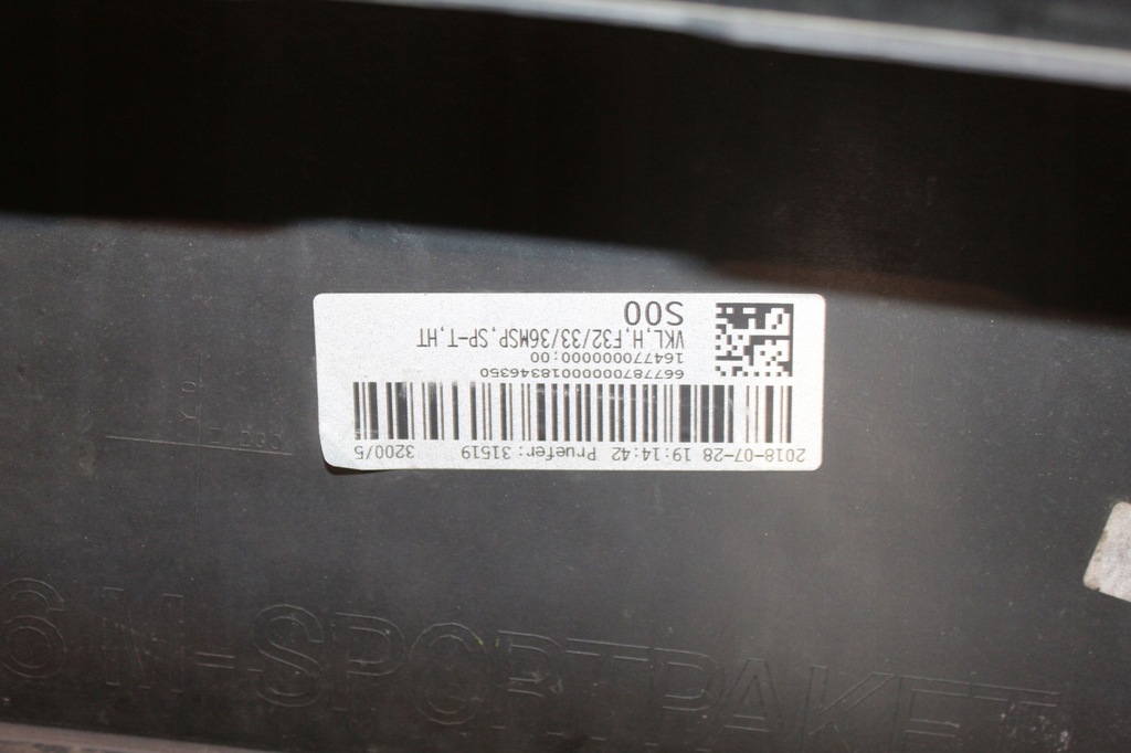 фото №11, Bmw 4 f32 f33 f36 lci mpakiet бампер задняя