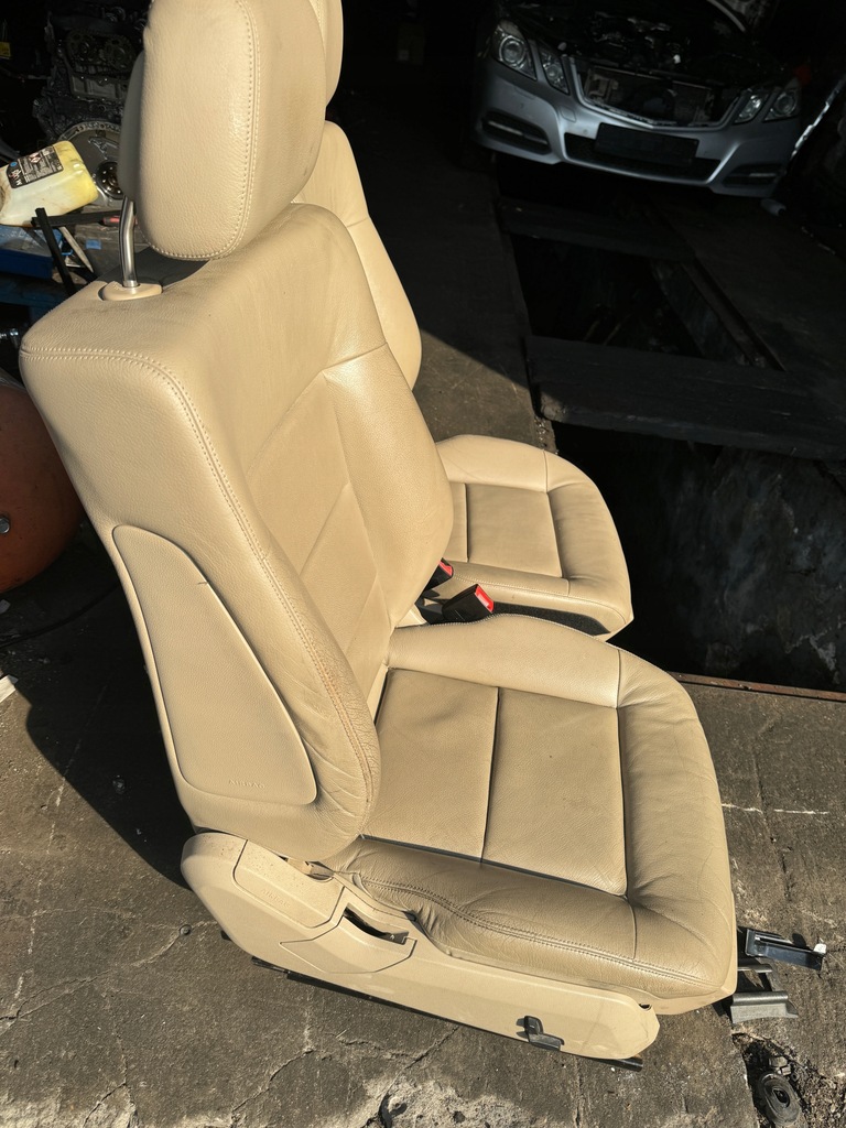 фото №10, Mercedes w212 kombi сидіння заднє сидіння обшивки шкіра