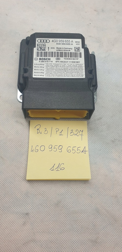 фото №13, S7 4g a7 модуль датчик подушка безопасности 4g0959655a a6 c7 s6