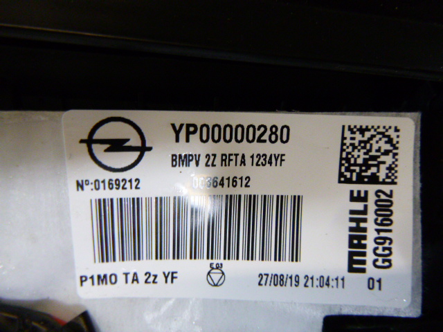 фото №2, Opel crossland x отопитель