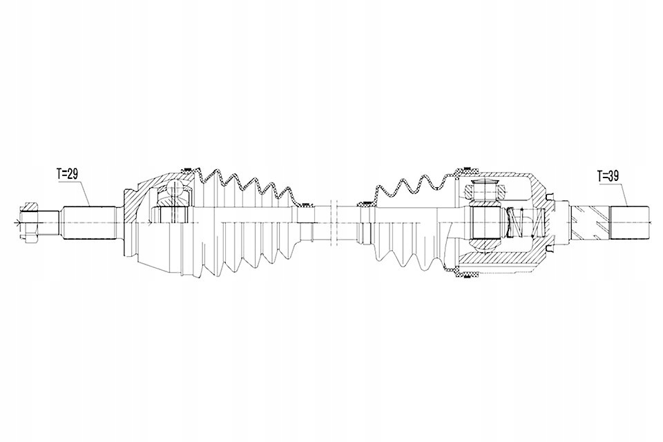 фото №1, Привідний вал привідна renault espace v 1.6dci 15- ліва, mtm