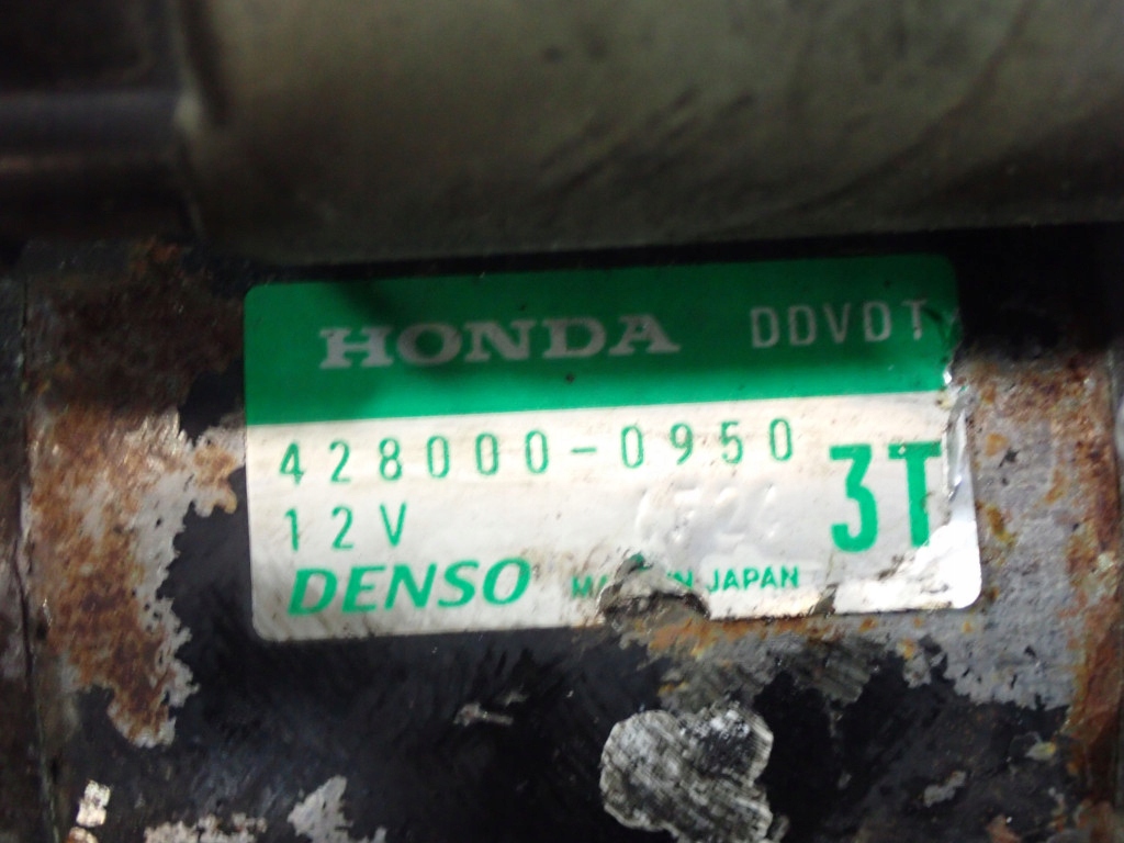 фото №4, Honda jazz ii 01-04 1.3 83km стартер 4280000950 9 зубьев