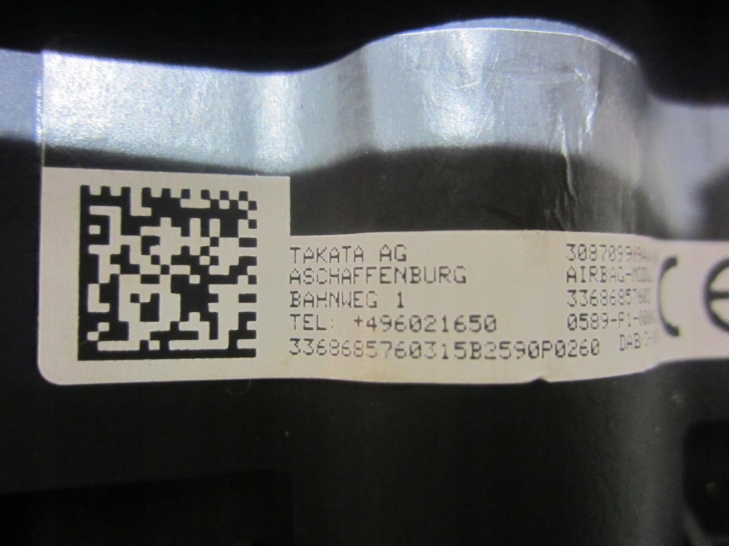 фото №9, Bmw x1 f48 f45 2 подушка водія подушка безпеки usa оригінал 6877541 32306877541