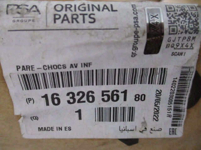 фото №15, Peugeot rifter бампер передний pdc новый оригинальный 1632656180 9816765680