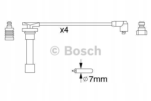 фото №7, Набор трубопровод зажигания bosch 986 356 821