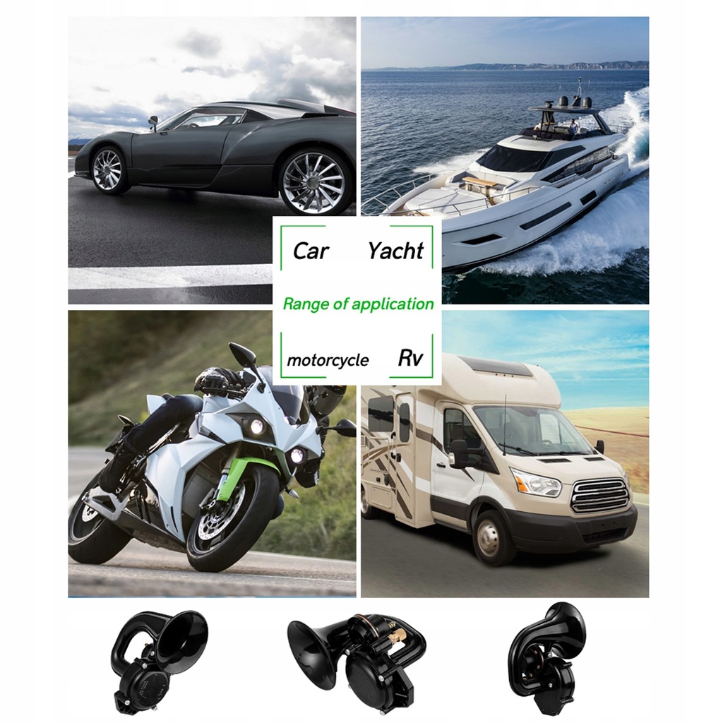 фото №8, Сигнал do вантажівок 135db 12/24v super głośne сигнал