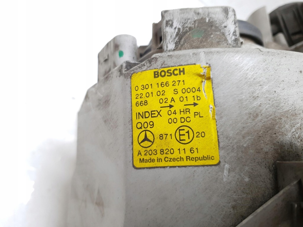 фото №7, Лампа ліва перед ксенон mercedes-benz c w203