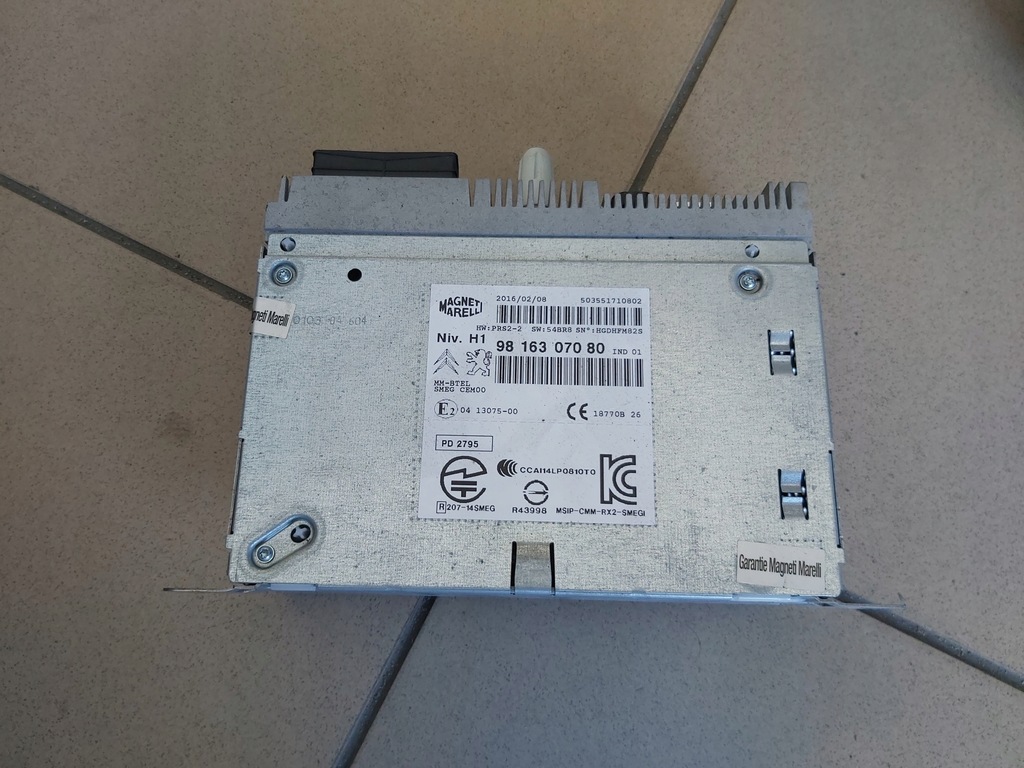 фото №1, Peugeot 308 ii t9 радио 9816307080