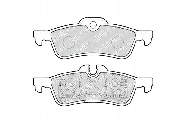 фото №2, Delphi lp1912 набор тормозных колодок тормозных, тормоза дисковые