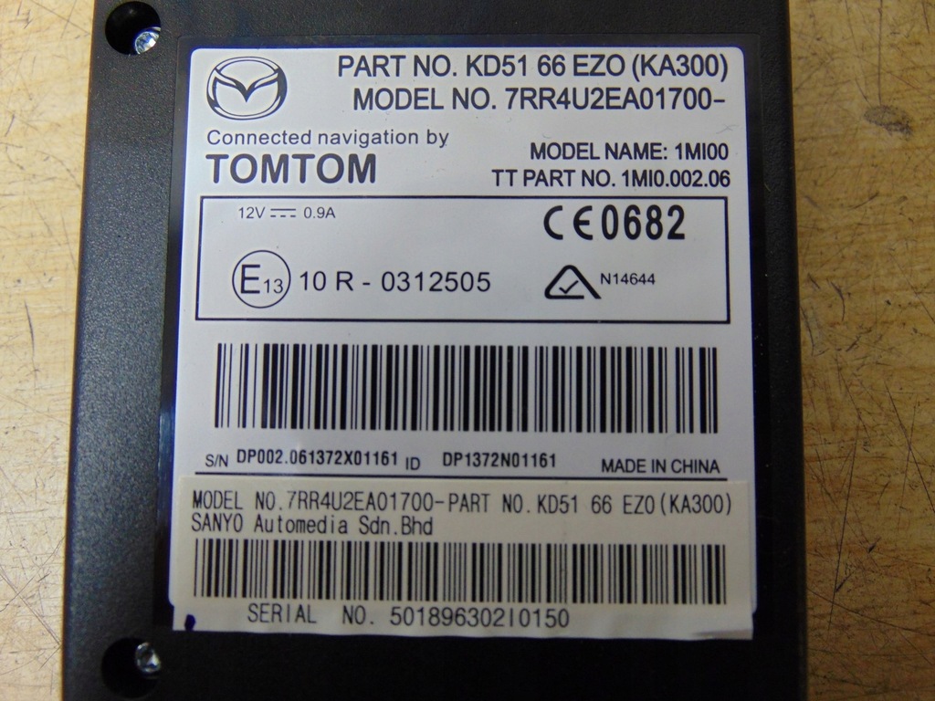 фото №10, Блок управления модуль навигации gps tomtom mazda 6 gj