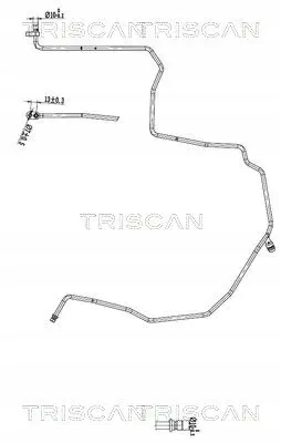 фото №2, Шланг кондиционера 9010 14003 triscan nissan