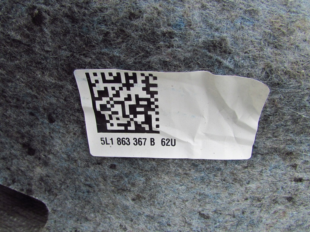 фото №8, Vw golf vii 7 kombi europa килимок обшивка 12-20r. 5l1863367b