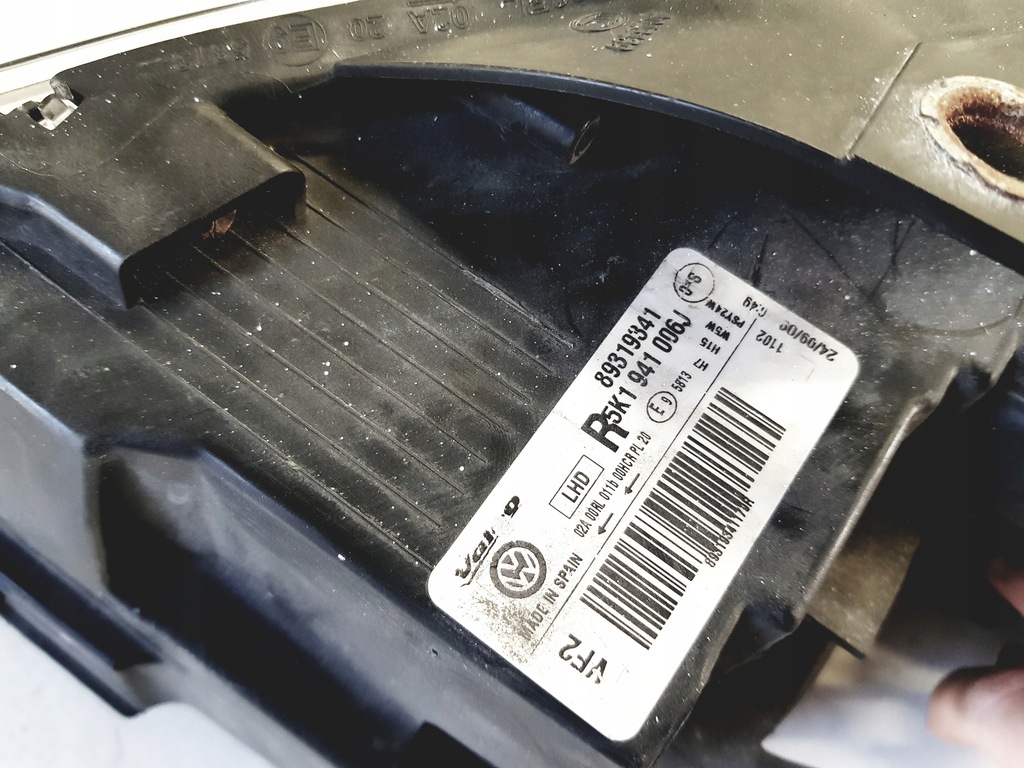 фото №7, Vw golf vi l 5k1 5k0 5k1941006j 5k1941005j ліва права лампа перед передня