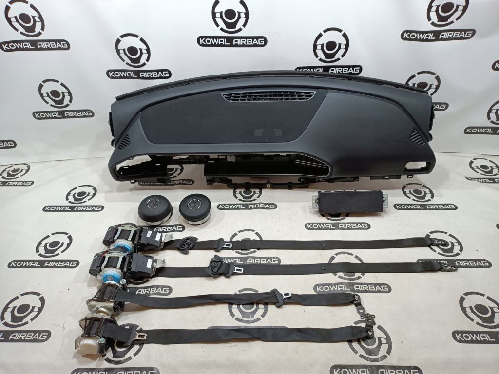 фото №1, Mercedes gle gls w167 приборная панель консоль подушка безопасности подушки безопасности ремни оригинал