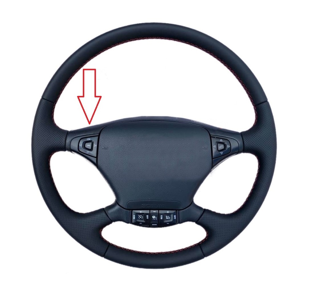 фото №3, Клавиша кнопка переключатель руля scania