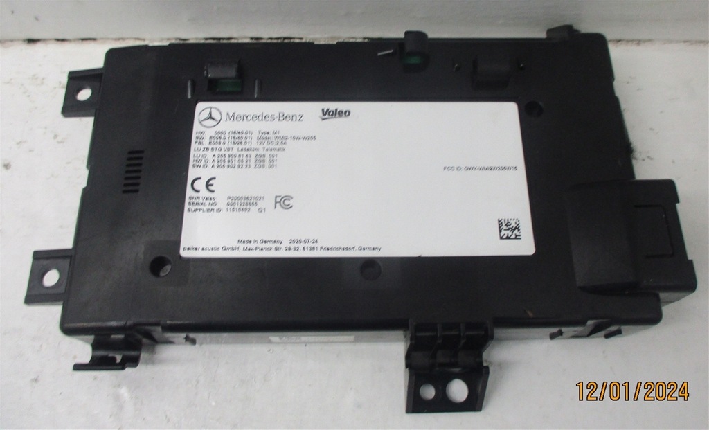 фото №5, Модуль блок управления telematic зарядное устройство индукционная mercedes w205 a2059008143