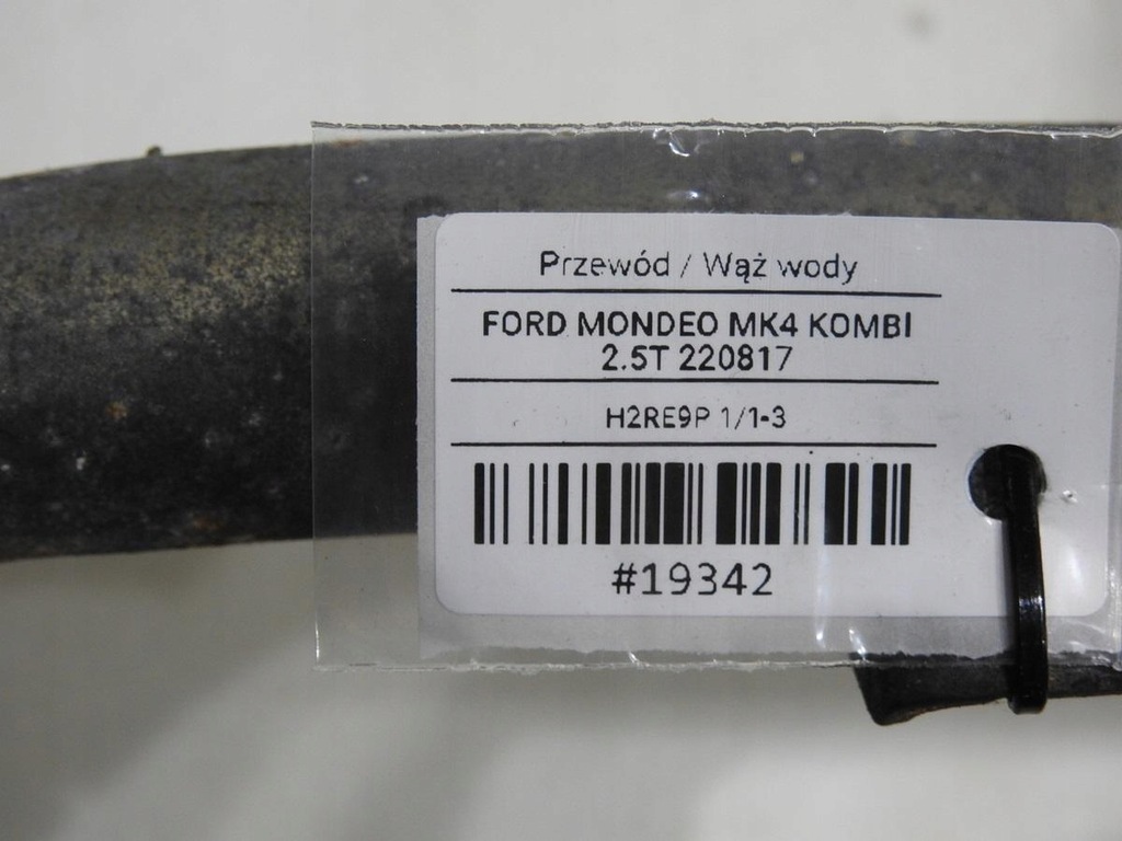 фото №10, Wąż магистраль wody ford mondeo mk4 2.5t