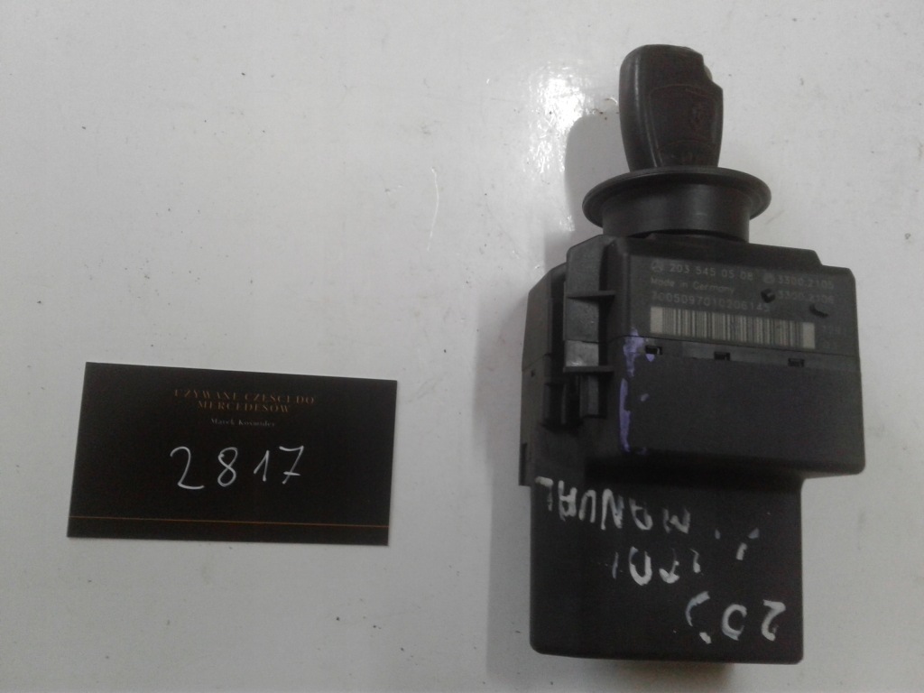 Купить Замок зажигания ключ w 203 nr 2035450508