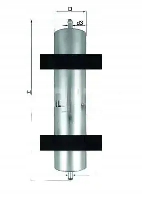 Купити Фільтр пального kl 478 knecht bmw 3 e46