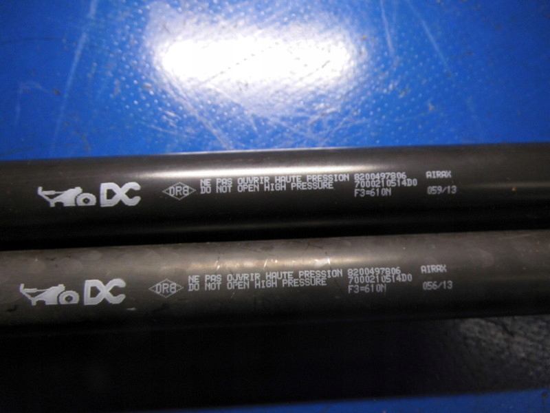 фото №3, Амортизатори кришки задня kpl renault kangoo ii 08-13r