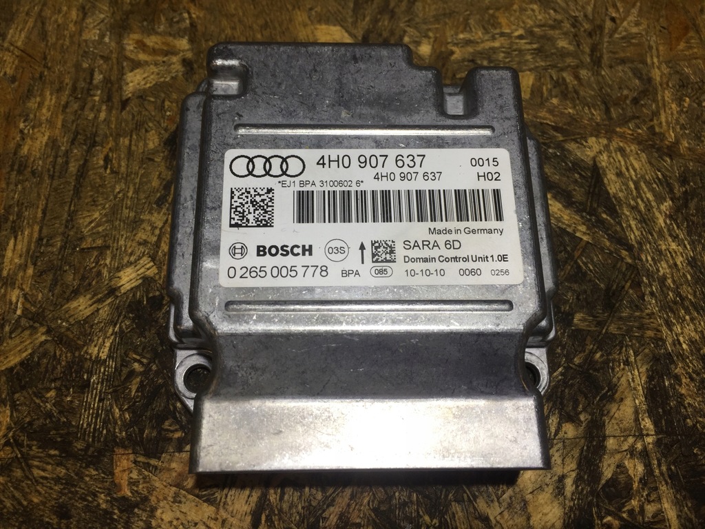 фото №1, Audi a8 d4 модуль датчик подушка безопасности 4h0907637