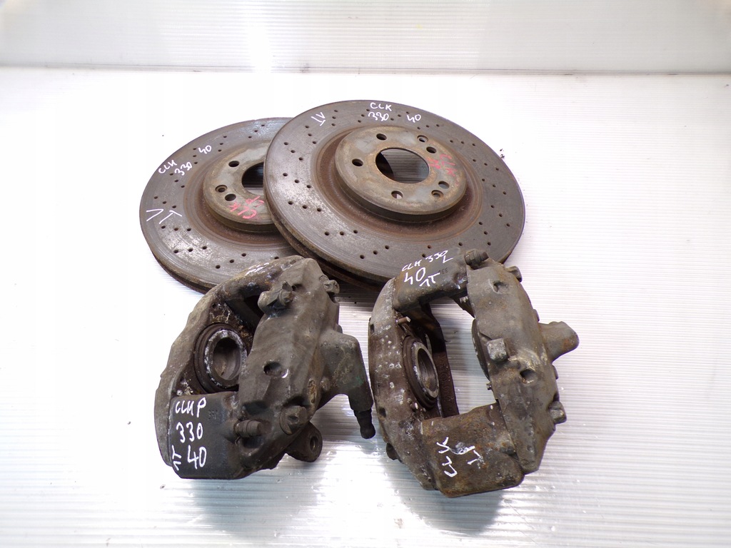 фото №1, Гальмівні диски супорти гальма swap перед mercedes w203 w209 clk 330mm