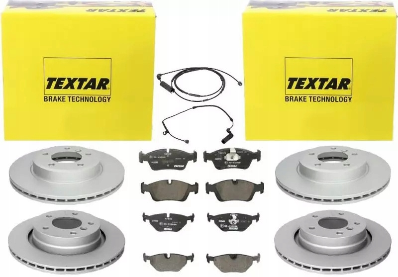фото №1, Textar гальмівні диски+ гальмівні колодки перед+ задня bmw 3 e46 300mm