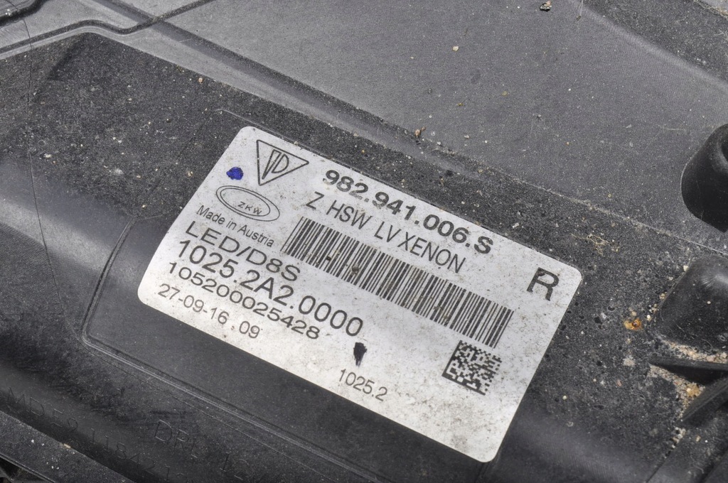 фото №9, Porsche 718 cayman 982 лампа правая передняя ксенон anglik 982941006s