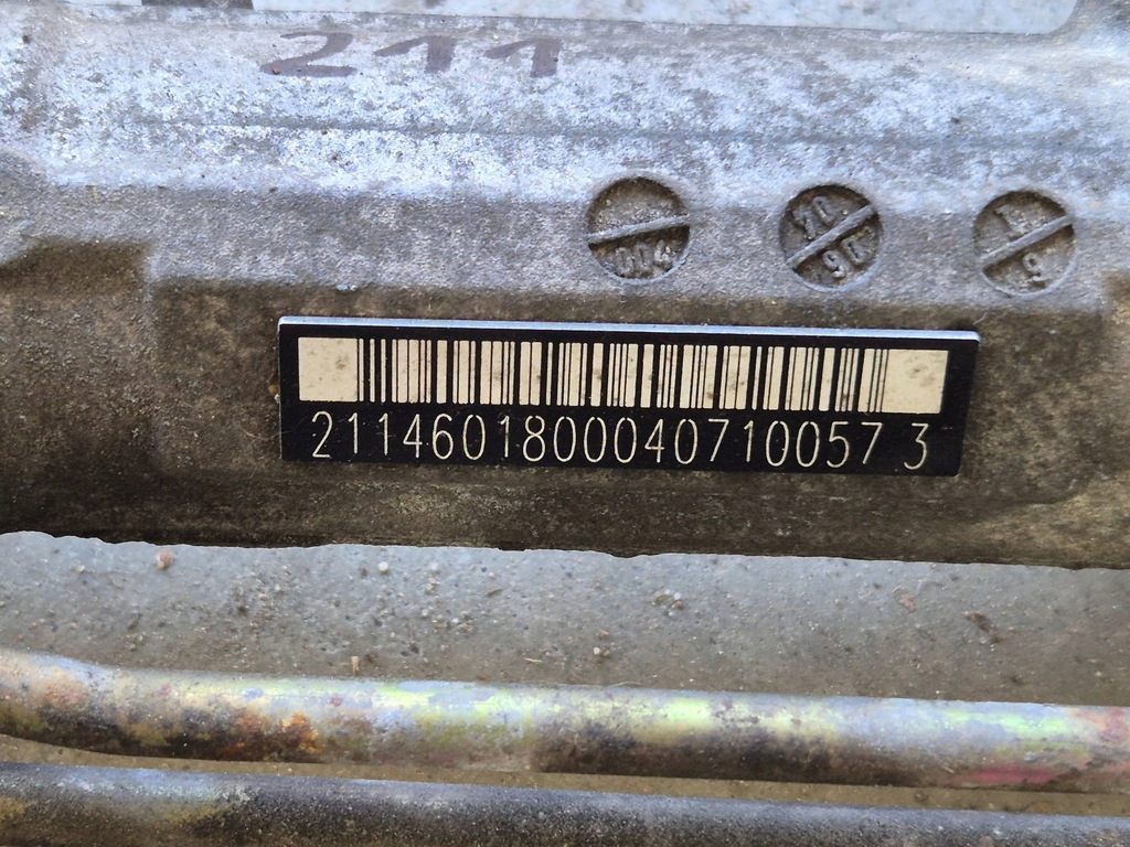 фото №11, Mercedes w211 трансмісія рейка рульова 2114601800