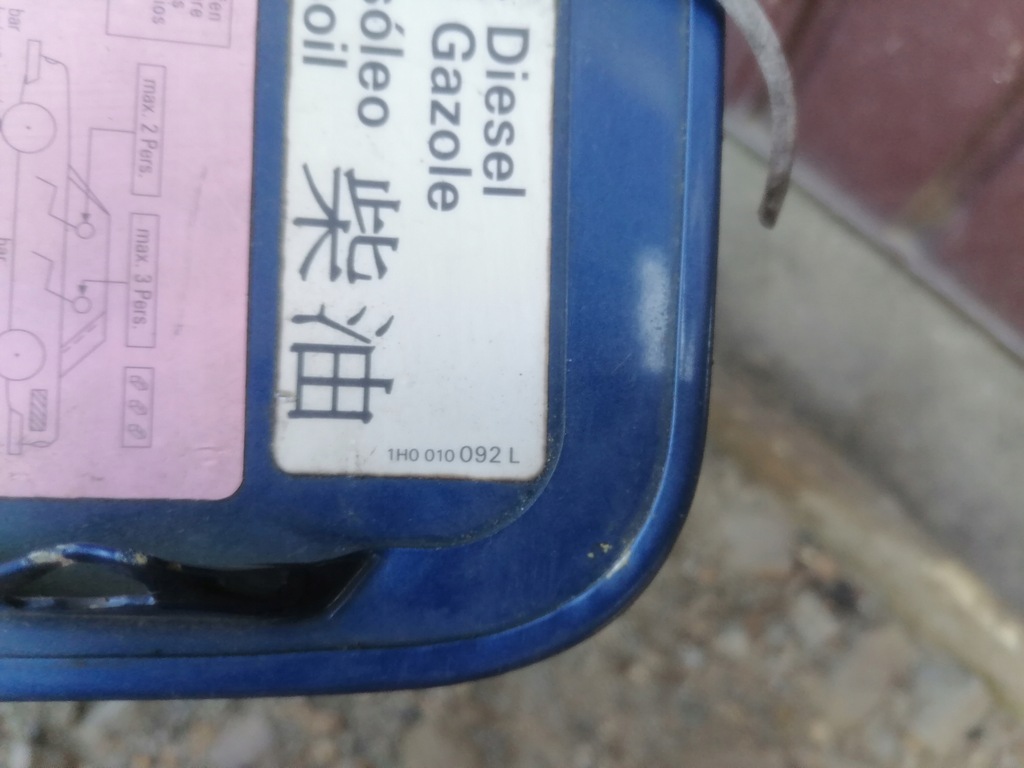 фото №5, Audi a3 8l крышка заливной топлива 1h0010092l