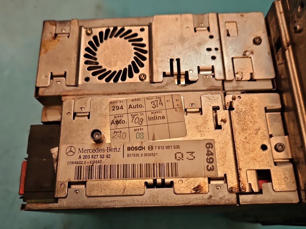 фото №5, Радио заводской mercedes clk c209 w209 a2038275242 радиопроигрыватель