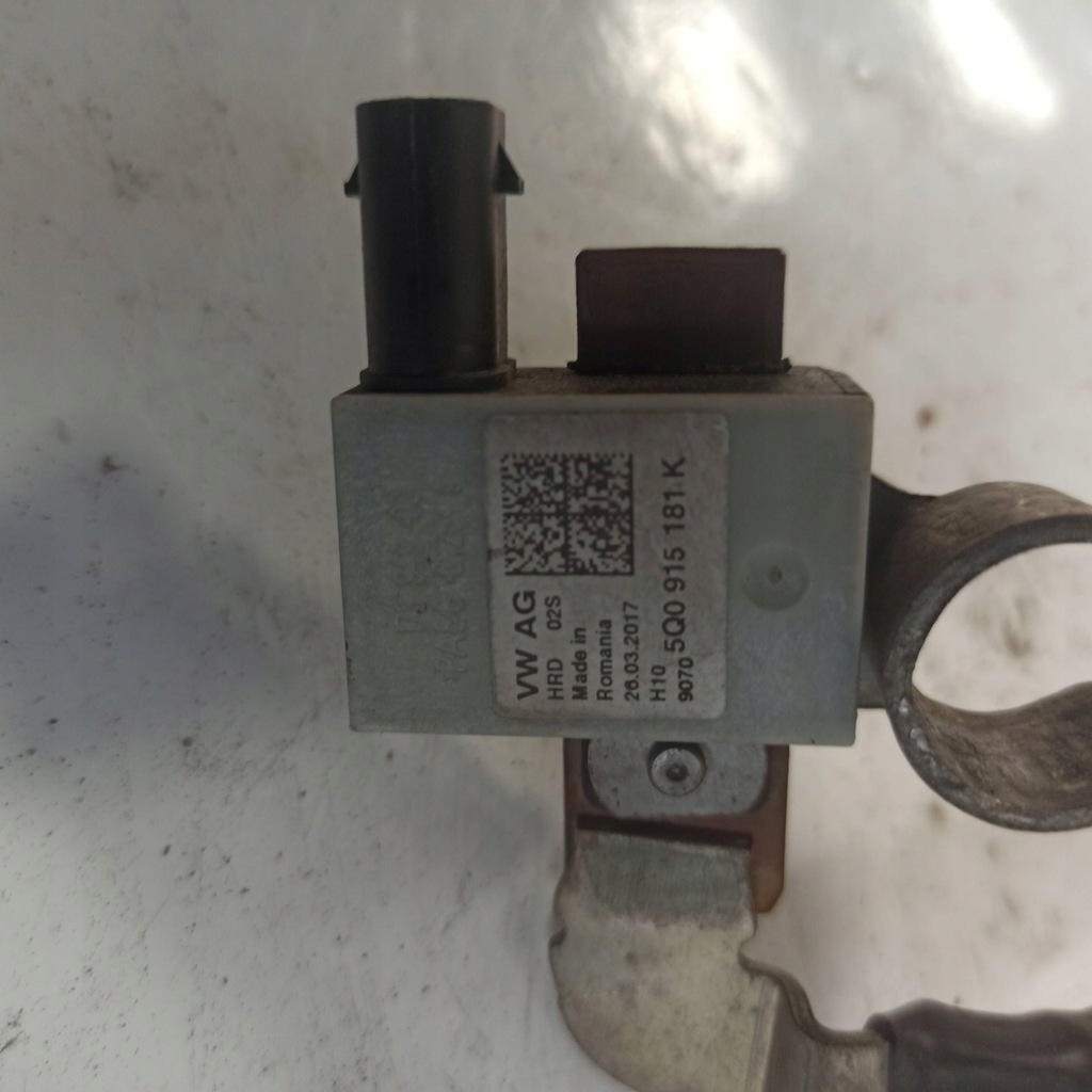 фото №12, Volkswagen polo 2g vi клема мінусова 5q0915181k