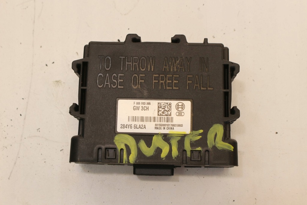 фото №1, Модуль блок управления 284y66la2a dacia duster ii lift