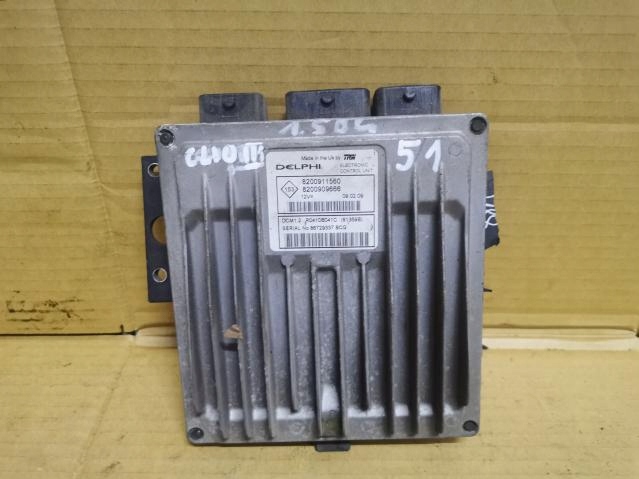 фото №2, Бортовий комп'ютер блок керування двигуна renault clio iii 1.5