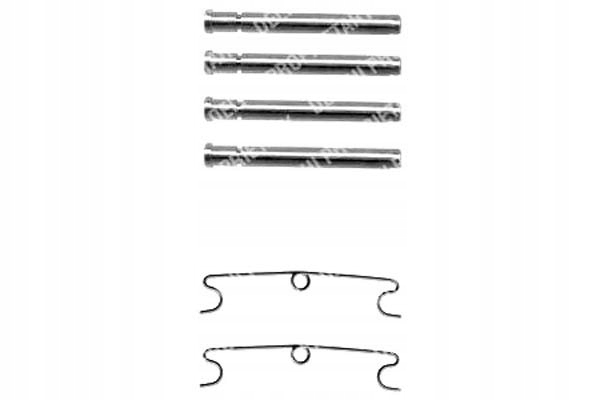 фото №1, Delphi набор монтажный тормозных колодок vw transporter iv