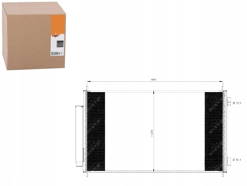 фото №1, Nrf 35864 конденсатор, кондиціонер