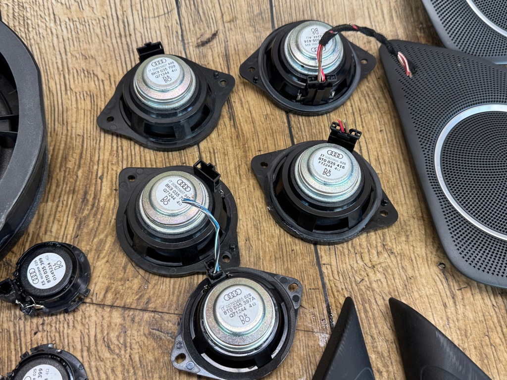 фото №8, Динаміки комплект audi a4 b8 8k bang & olufsen kombi аудіосистема soubwoofer